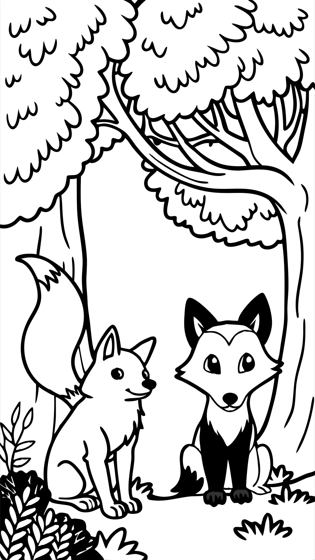 fox and the hound coloring pages